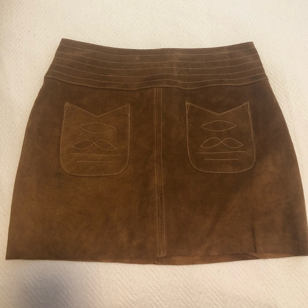 NWT Free People Suede Mini, Size 8